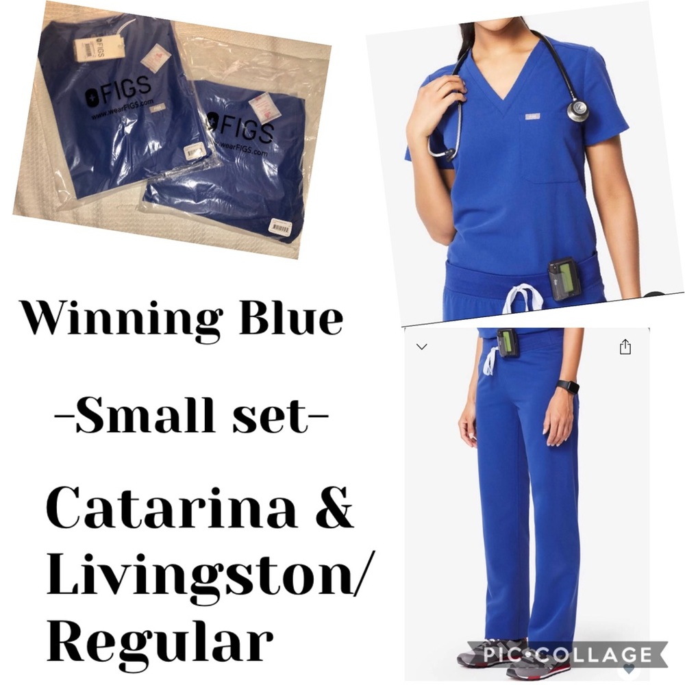 NEW—Figs Small Winning Blue Catarina/Livingston